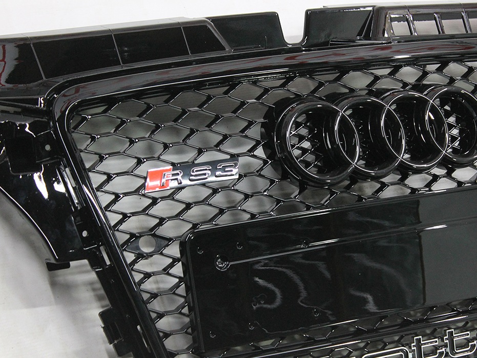 Atrapa grill Audi  A3 2008-2011 po liftingu styl RS3 Black Quattro